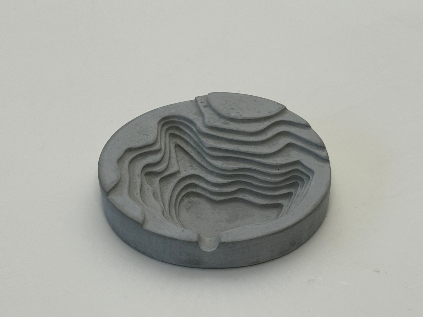 Aschenbecher WELLEN dunkelgrau