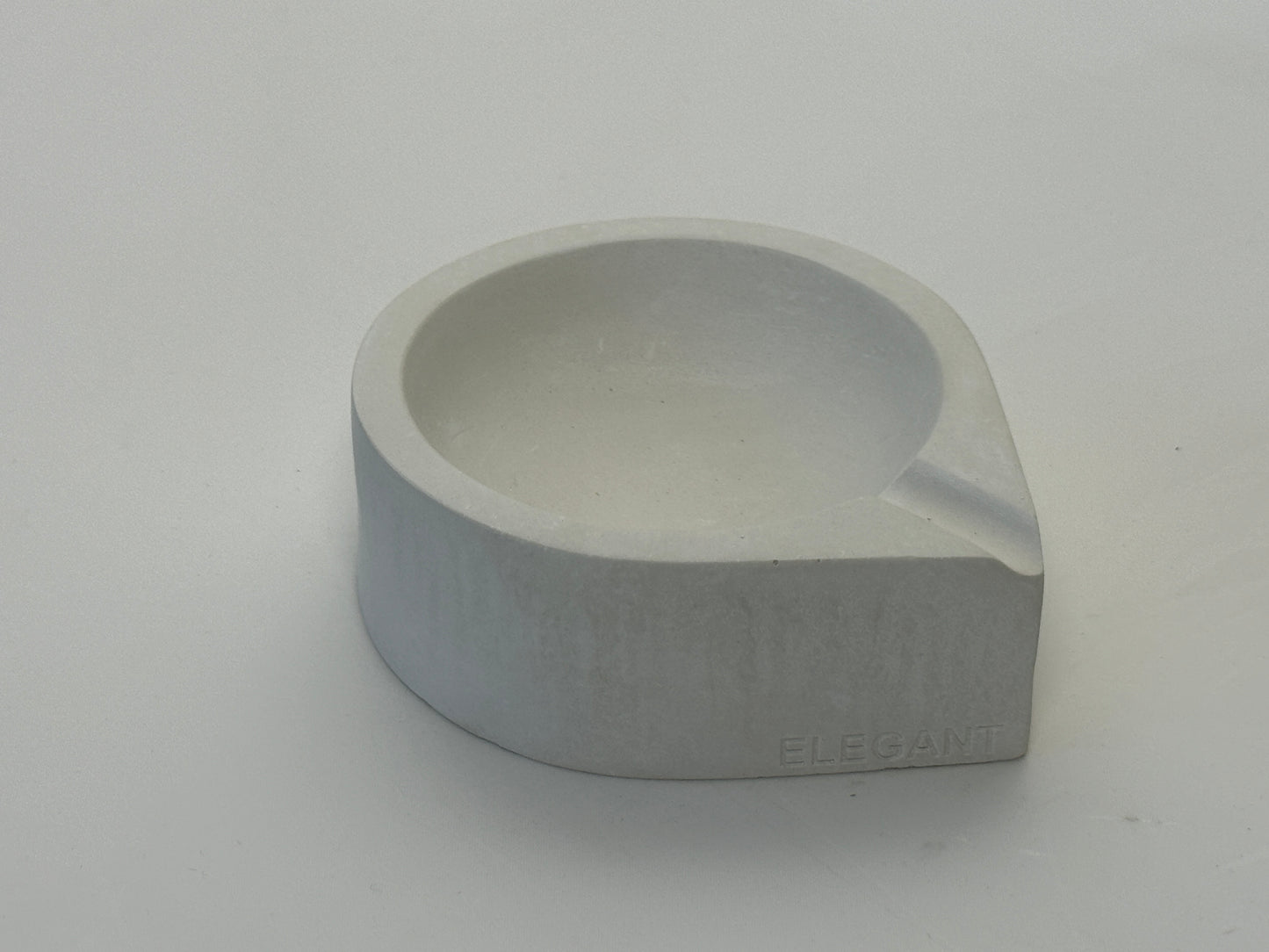 Aschenbecher TROPFEN weiß